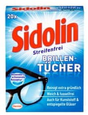 Sidolin Sidolin, Ubrousky na brýle, 20 kusů