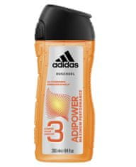 Adidas Adidas, Adipower, Sprchový gel, 250 ml