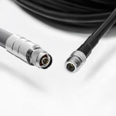 Qoltec Koaxiální kabel LMR400 | N Female | RP-SMA Male | 3m