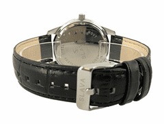 Slava Time Pánské velké hodinky SLAVA průměr pouzdra 45 mm a černým ciferníkem SLAVA 10114