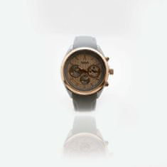 Slava Time Pánské zlaté hodinky SLAVA silikonový řemínek SLAVA 10283