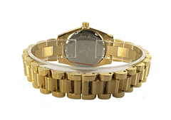 Slava Time Dámské zlaté hodinky SLAVA s lupou nad datem SLAVA 10087