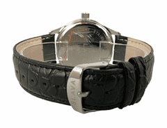 Slava Time Pánské elegantní hodinky SLAVA s imitací krokodýlí kůže SLAVA 10076
