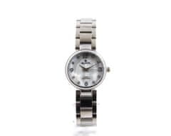 Slava Time Dámské stříbrné hodinky SLAVA s kamínky uvnitř ciferníku SLAVA 10159