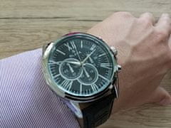 Slava Time Pánské masivní hodinky SLAVA s černým ciferníkem SLAVA 10154