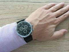 Slava Time Pánské elegantní hodinky SLAVA s černým ciferníkem SLAVA 10145