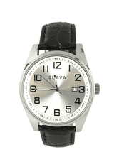 Slava Time Pánské elegantní hodinky SLAVA s přehledným ciferníkem SLAVA 10011