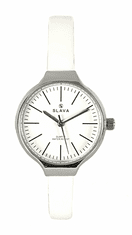Slava Time Dámské elegantní hodinky s úzkým páskem SLAVA v bílé barvě SLAVA 10099