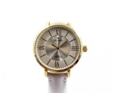 Slava Time Dámské bílé hodinky SLAVA s římskými číslicemi SLAVA 10127