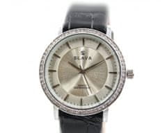 Slava Time Dámské hodinky SLAVA s kamínky a stříbrným ciferníkem SLAVA 10163