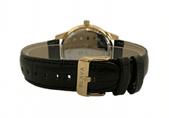 Slava Time Pánské velké hodinky SLAVA průměr pouzdra 45 mm a černo-zlatým ciferníkem SLAVA 10114