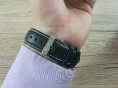 Slava Time Pánské elegantní hodinky SLAVA s prošívaným páskem SLAVA 10135
