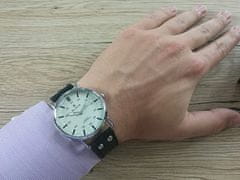 Slava Time Pánské moderní hodinky SLAVA s bílým ciferníkem SLAVA 10148