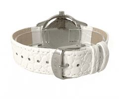 Slava Time Dámské elegantní hodinky SLAVA s bílým páskem SLAVA 10059
