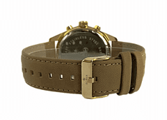 Slava Time Pánské masivní hodinky SLAVA ciferník 50 mm s býlím ciferníkem SLAVA 10092