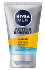 Nivea  Nivea Men, Active Energy, Čisticí gel s kofeinem, 100 ml 