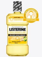 Listerine Listerine, Svěží zázvor a limetka, oplachovací prostředek, 600 ml
