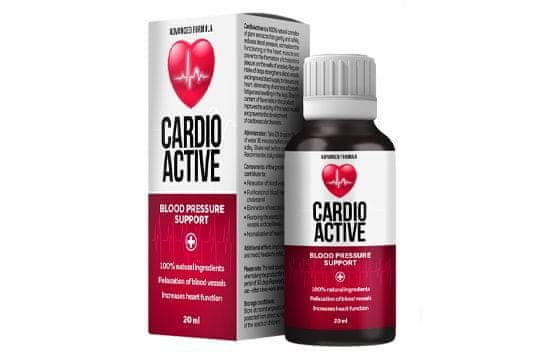 CARDIO ACTIVE Přírodní kapky pro regulaci krevního tlaku a celkové zdraví kardiovaskulárního systému 20ml
