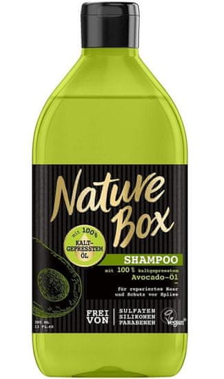 Nature Box Nature Box, Šampon s avokádovým olejem, 385 ml