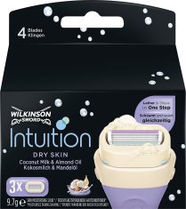 Wilkinson Sword Intuition Dry Skin, Náhradní žiletky pro ženy, 3 kusy