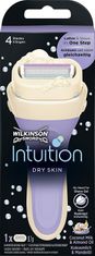 Wilkinson Sword Intuition Dry Skin 4 břitový holící strojek s 1 ks náhradní hlavice
