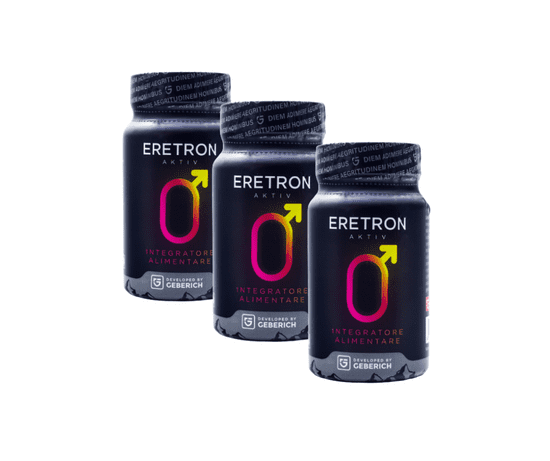 ERETRON ACTIVE Komplex pro zlepšení mužského sexuálního zdraví a výdrže s kořenem maca a zinkem. 3 x 30 kapslí