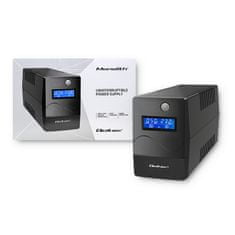 Qoltec UPS | Monolith | 650VA | 360W | LCD | USB | RJ45