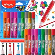 Maped Colorpeps glitrové lepidlo 9 barev
