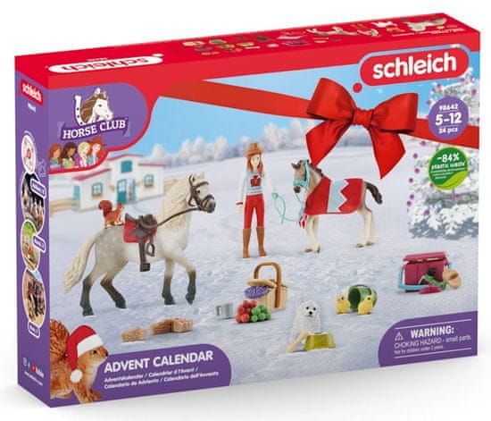 Schleich 98642 Adventní kalendář Schleich 2022 - Koně