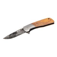 Herbertz 55010 jednoruční kapesní nůž 9cm, olivové dřevo, motiv medvěda na čepeli