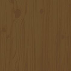 Greatstore Úložný box na popelnici hnědý 84x90x128,5 cm masivní borovice