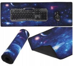 Podložka pod myš a klávesnici 88x30cm - Vesmír