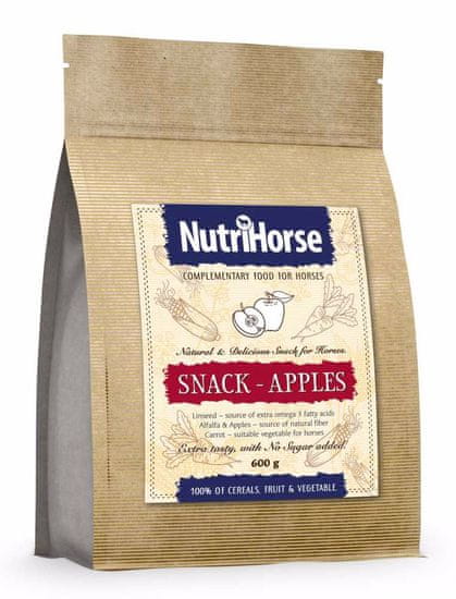 Nutrihorse Snack (pochoutka pro koně) Apple 600 g