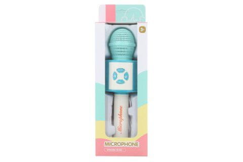 Mikrofon na baterie modrý