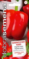 Dobrá semena Paprika zeleninová - Quadrato D´asti Rosso 0,4g, červená