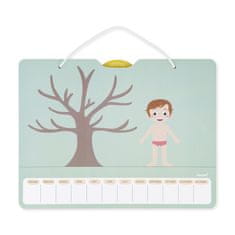 Janod Magnetický kalendář pro děti Roční období EN