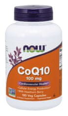 NOW Foods CoQ10 (koenzym Q10) + Hloh, 100 mg, 180 rostlinných kapslí