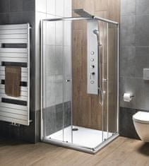 AQUALINE Tusa sprchový panel, výška 1400mm, hliník (SL680)