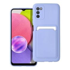 FORCELL Obal / kryt na Samsung Galaxy A03S fialová - Forcell CARD Case