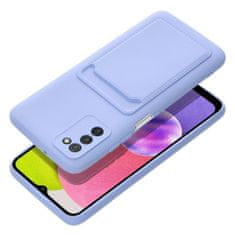 FORCELL Obal / kryt na Samsung Galaxy A03S fialová - Forcell CARD Case