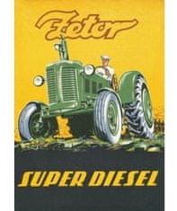 Cedule-Cedulky Plechová cedule Zetor Super Diesel