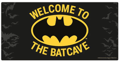 CurePink Cedule na zeď DC Comics|Batman: Welcome To The Batcave (60 x 30 cm)