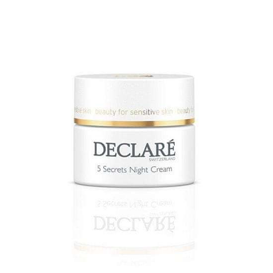 Declare Noční regenerační krém Stress Balance (5 Secrets Night Cream) 50 ml
