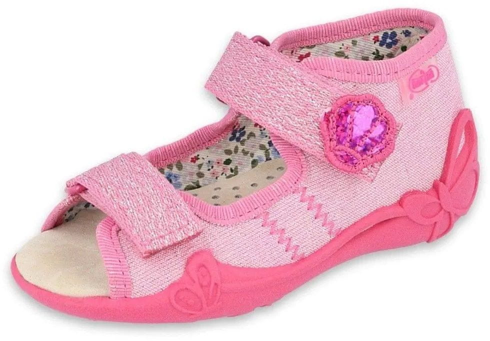 Befado dívčí sandálky Papi 342P011 20 růžová