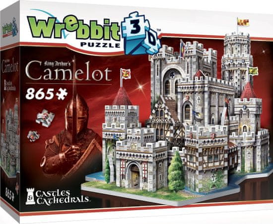Wrebbit 3D puzzle Hrad Kamelot 865 dílků
