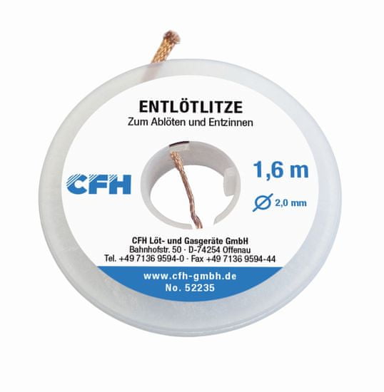 CFH EL235 Pramencový odpájecí drát