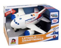 MaDe Letadlo Smartwings s hlášením kapitána a letušky, na setrvačník, 20 cm - rozbaleno