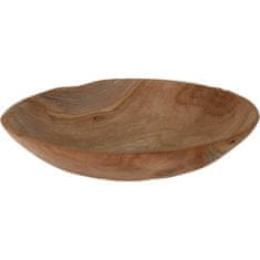 Excellent Houseware Dekorační miska z teakového dřeva, O 40 cm