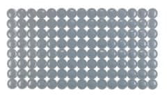 Wenko Protiskluzová podložka do vany BELEM, barva šedá, 67,5 x 36 cm