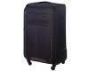 Velký cestovní kufr XL STL1311 soft černá/hnědá